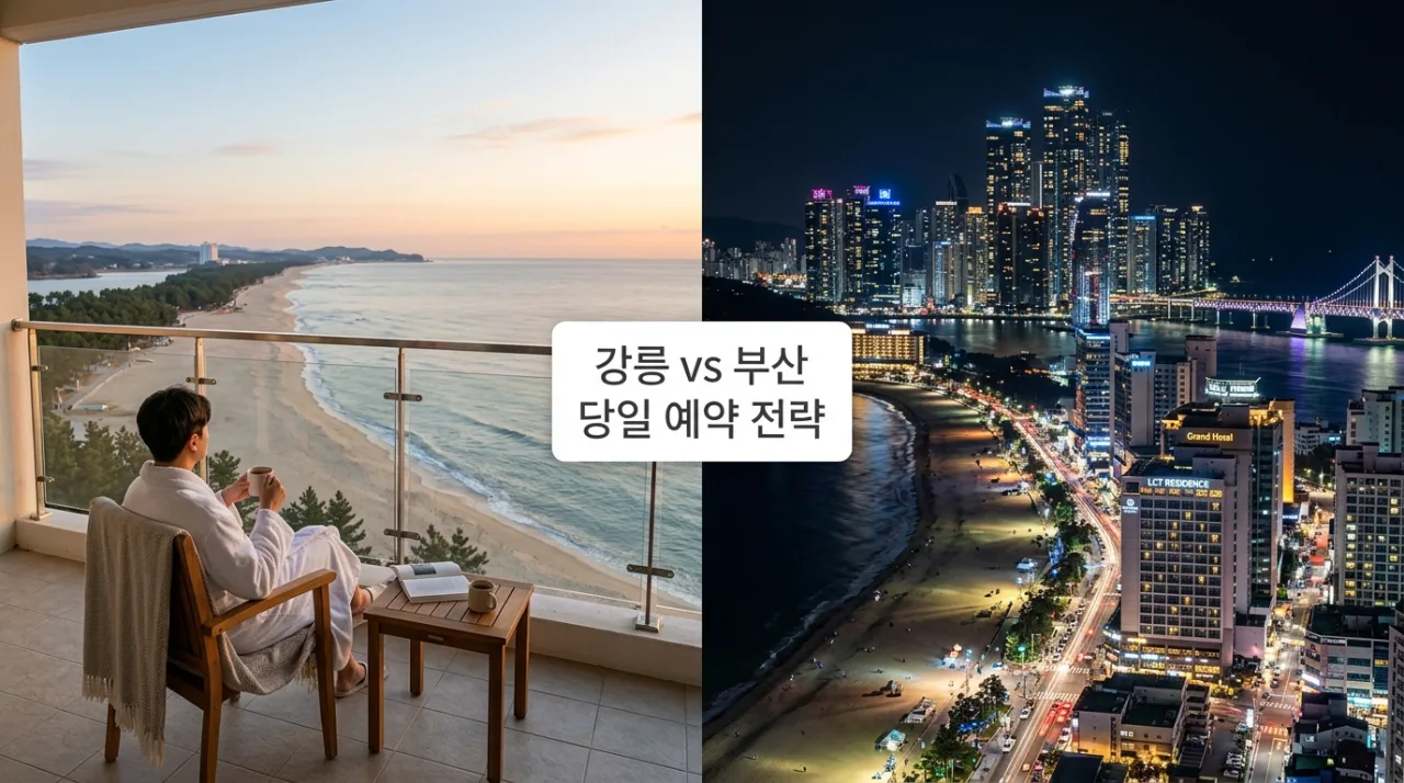 강릉 경포해변 오션뷰 호텔 당일 예약 특가