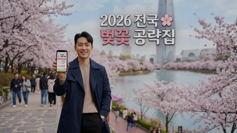 2026 전국 벚꽃 개화 시기 및 실시간 명소 현황: 벚캉스 호텔부터 숨은 명소까지 (2026년 4월 업데이트)