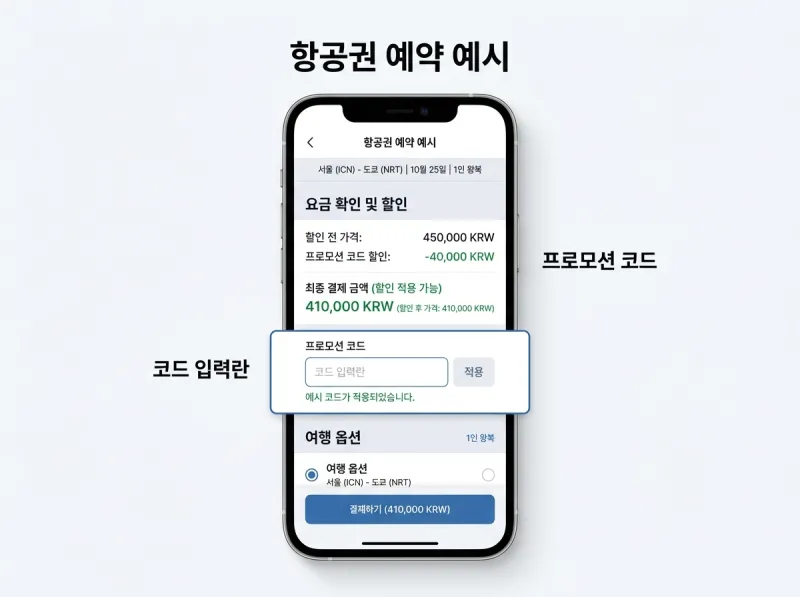 트립닷컴 일본 항공권 할인코드 2026 적용 방법