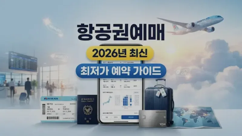 항공권예매 항공권예약 비행기표예약 완벽정리 2026 — 항공사별 최신 가격까지 쉽게 알려드립니다